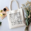 Return to Library Books Reading Canvas Tote Bag